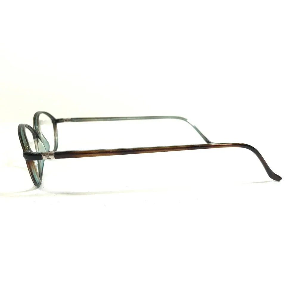 Ralph Lauren Eyeglasses Frames RL1353 R65 Brown Blue Round Full Rim 50-14-135